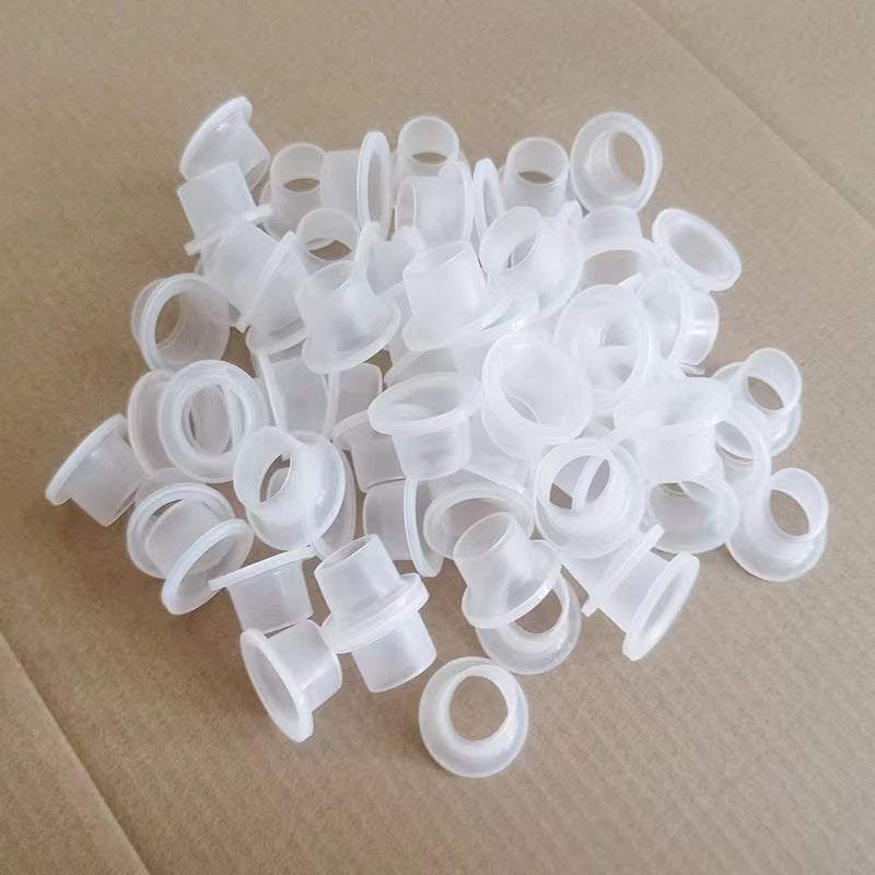 🏠♻️🔌【100 piezas】Sello rápido resistente a altas temperaturas para grifos y válvulas angulares con interfaz de silicona de 4 puntos, no necesita teflón, con junta.