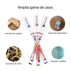 🔥【10 piezas】Marcador de agujeros profundos con punta de 45 mm de largo
