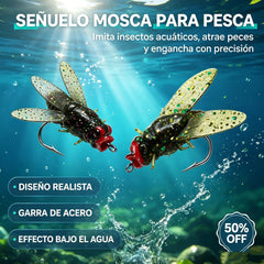 🐟🎣【40 piezas 26 euros】🔥Cebo para moscas biónico🔥【Compre 20 y obtenga 20 gratis】