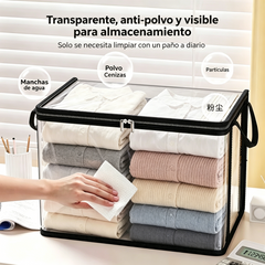 🔥3 piezas 📦 Bolsa de almacenamiento PVC transparente grande, reforzada y resistente, perfecta para ropa, mudanzas y guardado