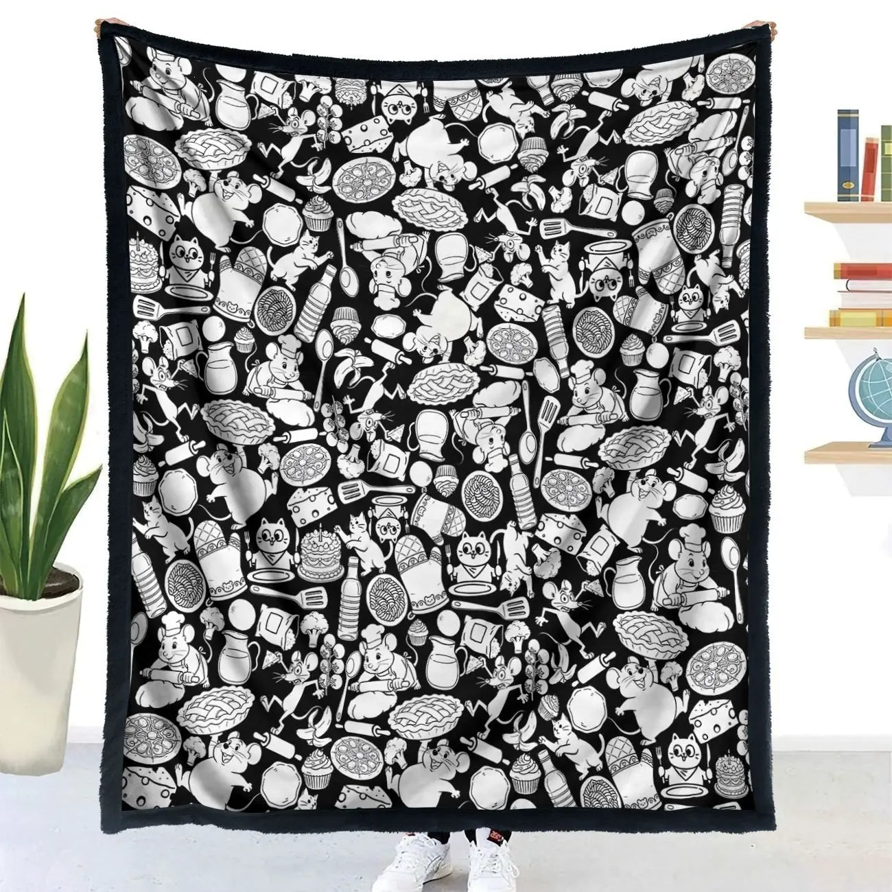🎨 1 piezas 35 euro✨ Manta para colorear en familia (DIY) – Suave tejido polar, creativa y versátil 🧶