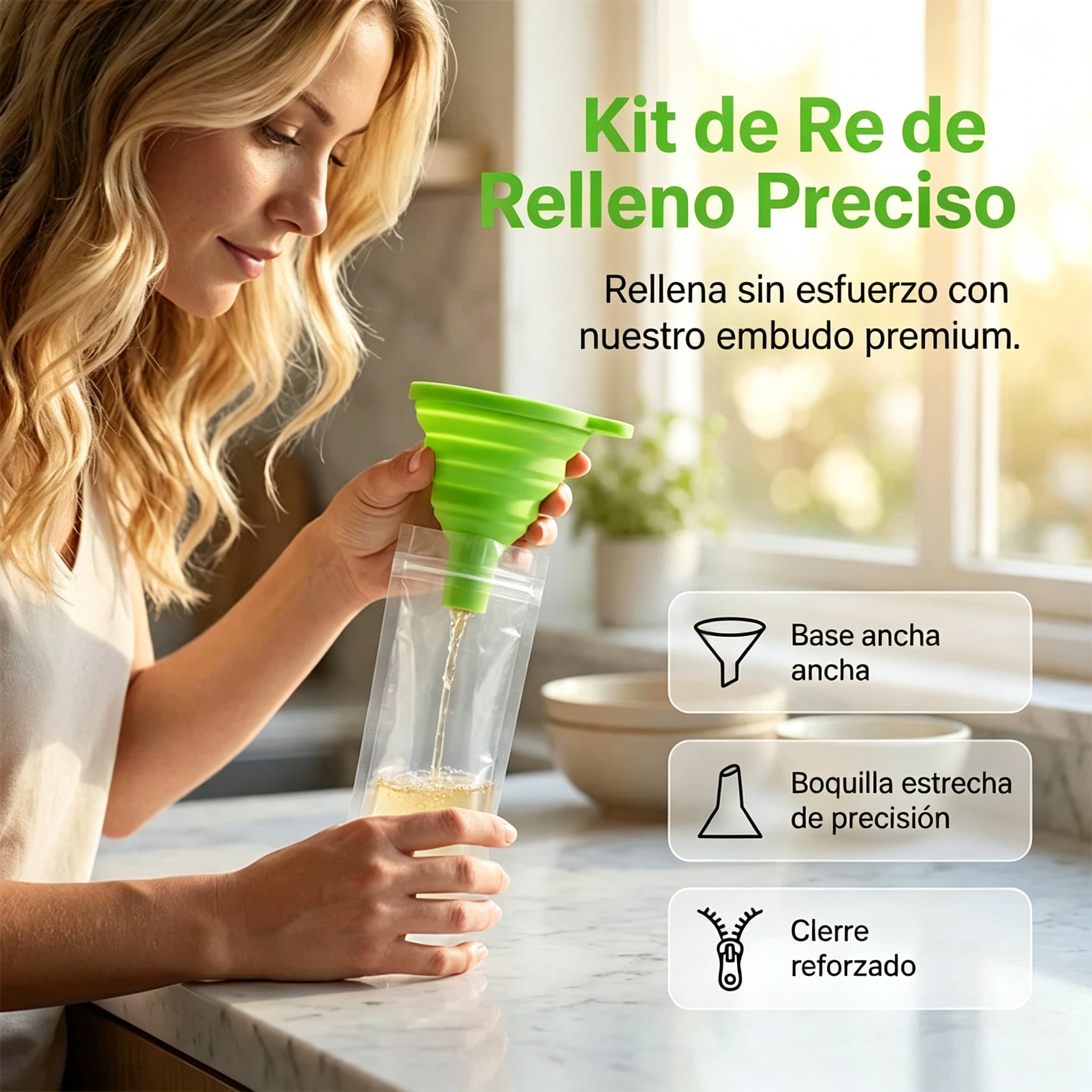 🍓【200 unidades + embudo plegable】⏰⏳Bolsas para paletas heladas DIY con cierre hermético: reutilizables, fáciles de rellenar, paletas heladas saludables para niños en verano 🍦✨