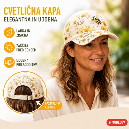🧢Modna vrhunska kapa s 3D vezenjem, zaščito pred soncem in senčenjem