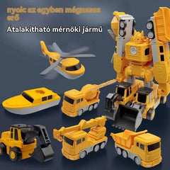🎉【50% OFF】🧲【16 db】Mágneses építőkockák – Transformers oktatójátékok 🤖🧩