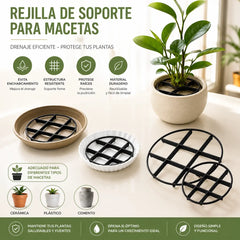 10 piezas 27 euro]🌿🌹 Elevador de macetas que protege las raíces: eleva las macetas, favorece la circulación del aire y mantiene los suelos limpios. Para uso interior y exterior. 🔥🏠