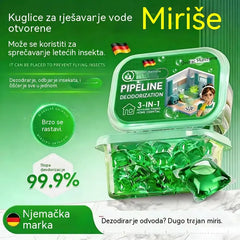 🔥【Kupite jednu, dobijte jednu gratis, 100 kapsula】——🎉 Gotovo rasprodano! 30 000 ljudi je već kupilo 🎉. Bio-enzimske kapsule za uklanjanje neugodnih mirisa iz kanalizacije.