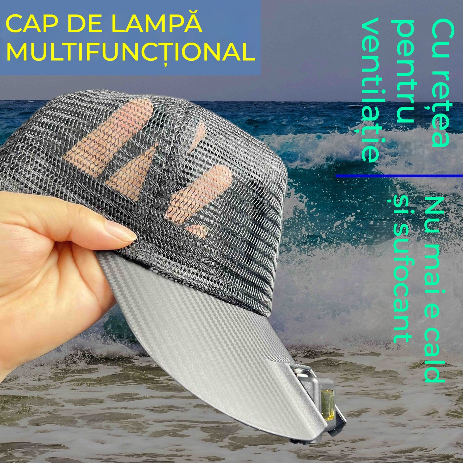 🧢🌙🔦30%OFF🔥Cubierta de lámpara LED inteligente integrada, luz de pesca nocturna al aire libre, fácil de cargar y batería de larga duración