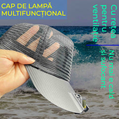 🧢🌙🔦30%OFF🔥Cubierta de lámpara LED inteligente integrada, luz de pesca nocturna al aire libre, fácil de cargar y batería de larga duración