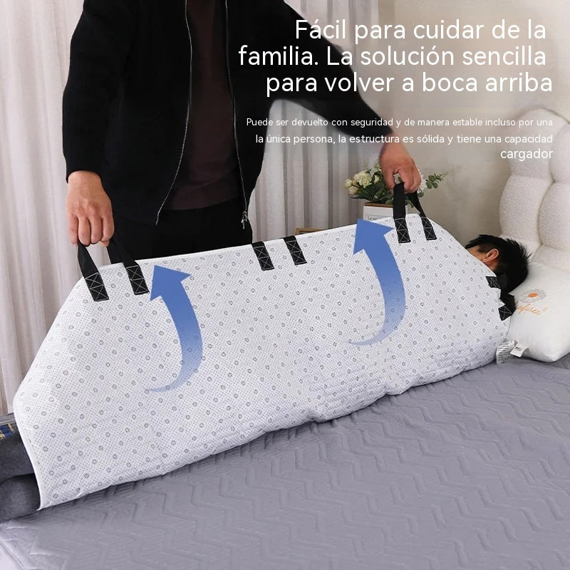 🛏️ Camilla multifuncional impermeable para traslado de pacientes: ¡5 capas de protección y asas para facilitar la transferencia! 🛡️👵
