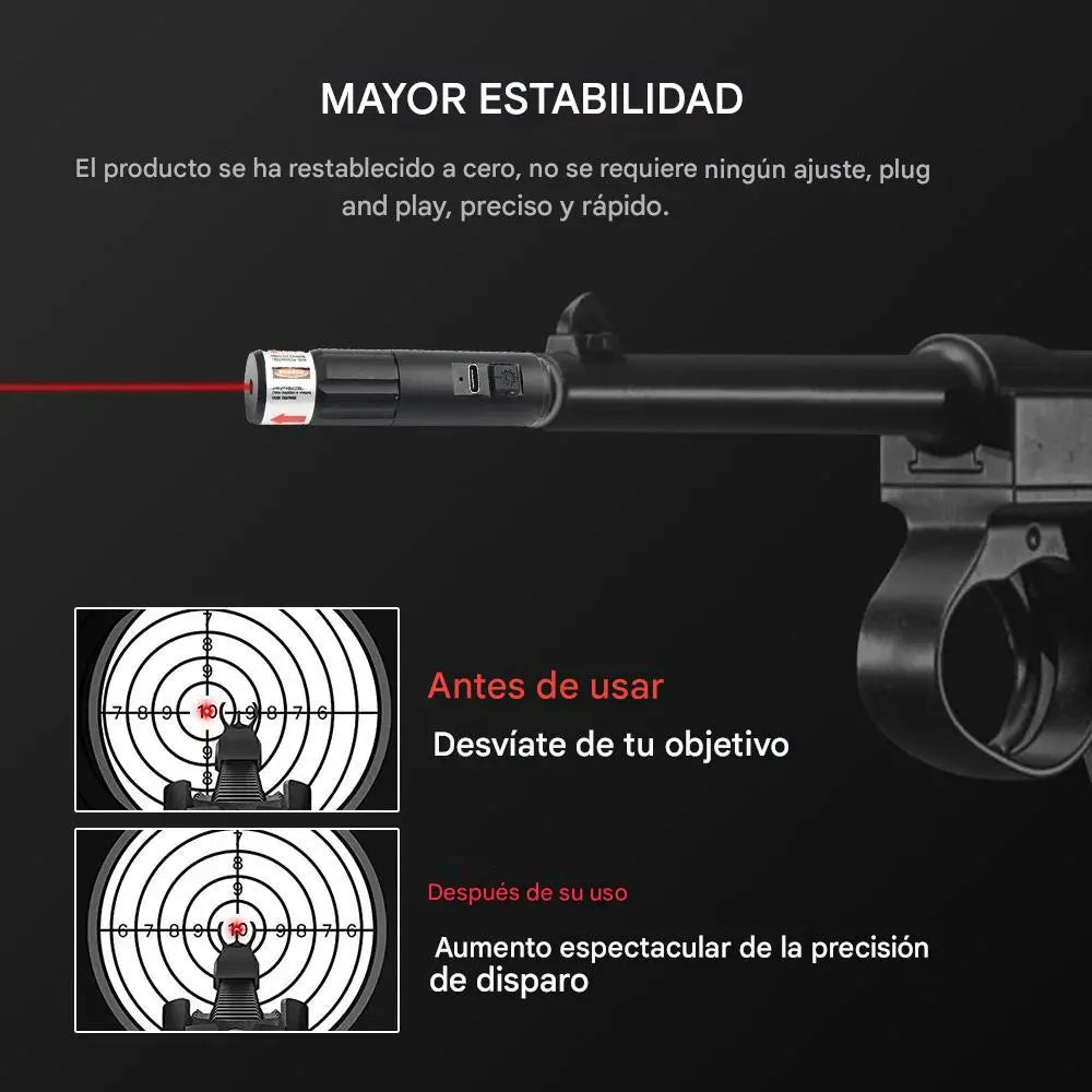 🎉Juego de mira láser roja ajustable