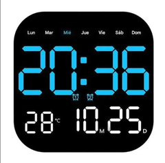 🕰️ ¡Más de 50.000 unidades vendidas! 🛏️ ¡40% de descuento por tiempo limitado! Reloj digital para el hogar y la oficina: ¡despierte suavemente y olvídese de las alarmas molestas!