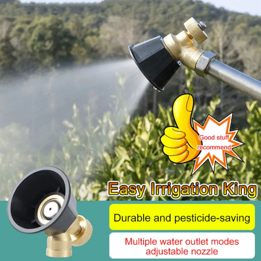 💦【2 piezas 26 euros】💥💪🔩 Cabezal pulverizador con núcleo de cobre macizo – Anticorrosión y riego eficiente en 3 modos 💦