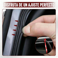 🚗🔇 Tira de Sellado Automotriz de 5 Orificios | Aislamiento Acústico, Antipolvo e Impermeable | Con Adhesivo para Puertas, Capó y Maletero ✨