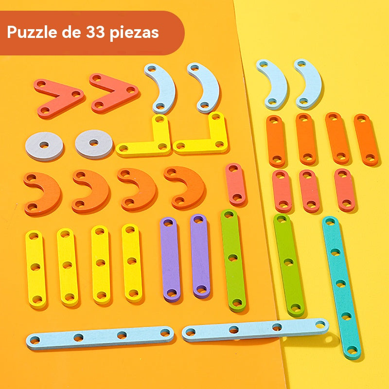🎁Rompecabezas Montessori 😍¡Una gran opción de regalo para los niños!