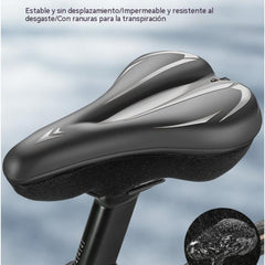 🚲Funda para sillín de bicicleta de montaña, fabricada en cuero de silicona grueso e impermeable, ultrasuave.