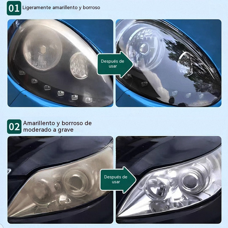 Kit de reparación de faros para coches antiguos: restaura la claridad y mejora la visibilidad nocturna.