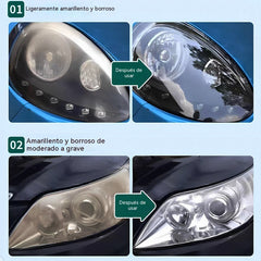 Kit de reparación de faros para coches antiguos: restaura la claridad y mejora la visibilidad nocturna.