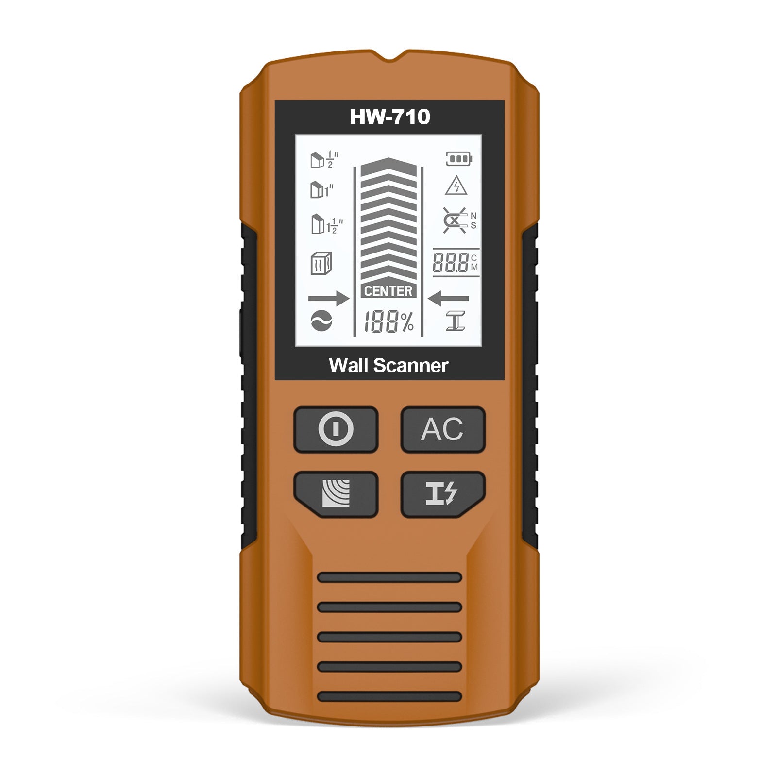 🔍Detector multifuncional de metal, madera y cables; localiza de forma segura y precisa tuberías y cables ocultos.