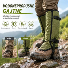 🏕️✅ Vodootporne grijače za noge za planinarenje na otvorenom, zaštita od ugriza zmije, pogodne za planinarenje i avanture na otvorenom.