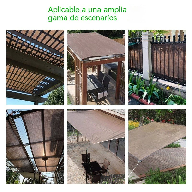 🏆【🔥Oferta imperdible】☀️⛱️【2*5m】Mallas aislantes térmicas y de protección solar para patios exteriores.