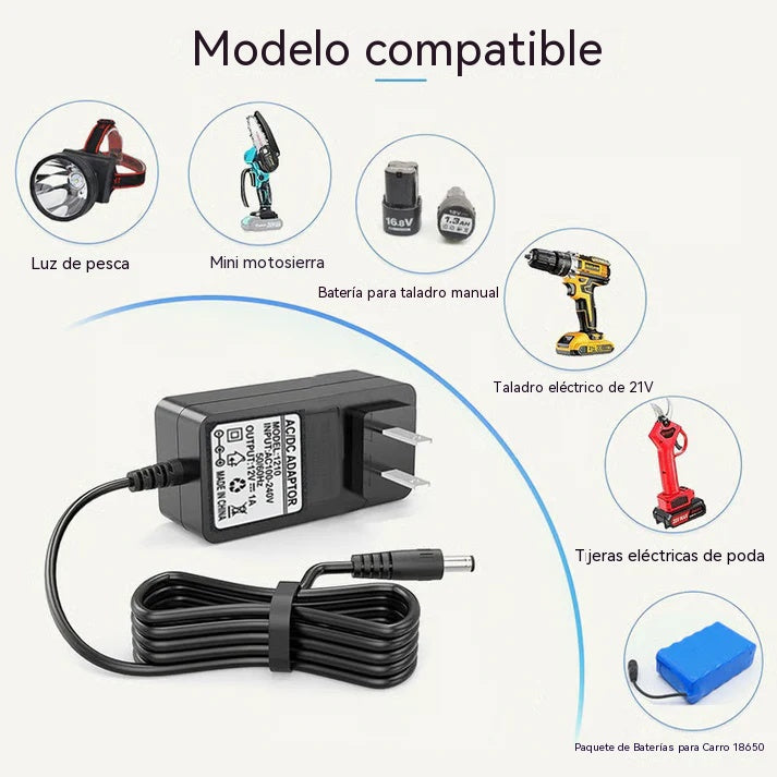 🔥Descuento del 55% por tiempo limitado🔥 Adaptador universal para cargador de baterías de litio de alta eficiencia