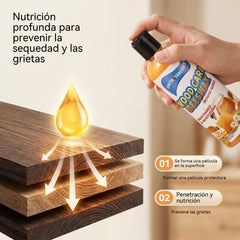 🌿 Spray Abrillantador con Cera de Abeja para Madera ✨ Restaura el Brillo y Protege tus Suelos y Muebles
