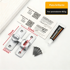 【Compra 1, llévate 1 gratis】Cerradura multifuncional sin taladro para puertas de uso doméstico
