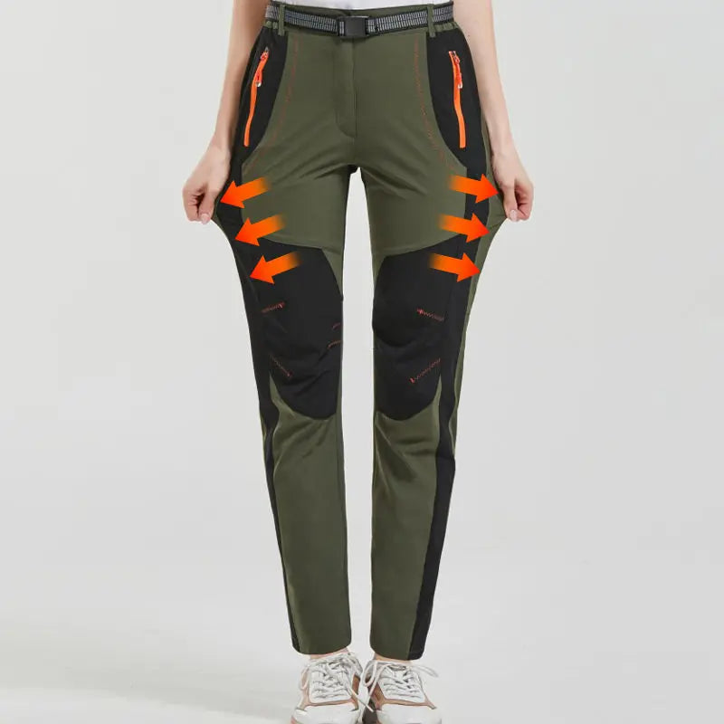 【S-5XL】Pantalones de senderismo para hombre, suaves, impermeables, a prueba de viento, transpirables, cálidos y gruesos, de polar para deportes al aire libre.