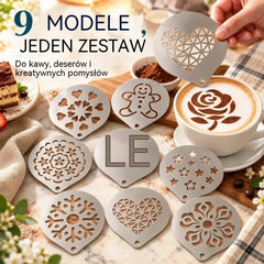 Forma do kawy latte art ze stali nierdzewnej