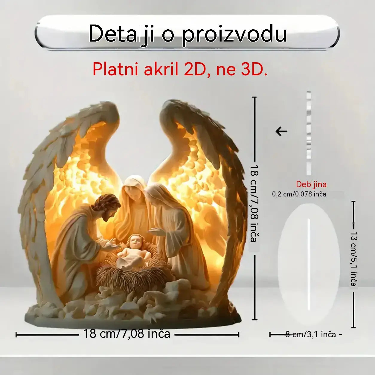 ✨🕯️Dekoracija stola s jaslicama i drvetom života: meko svjetlo za svečanu atmosferu.