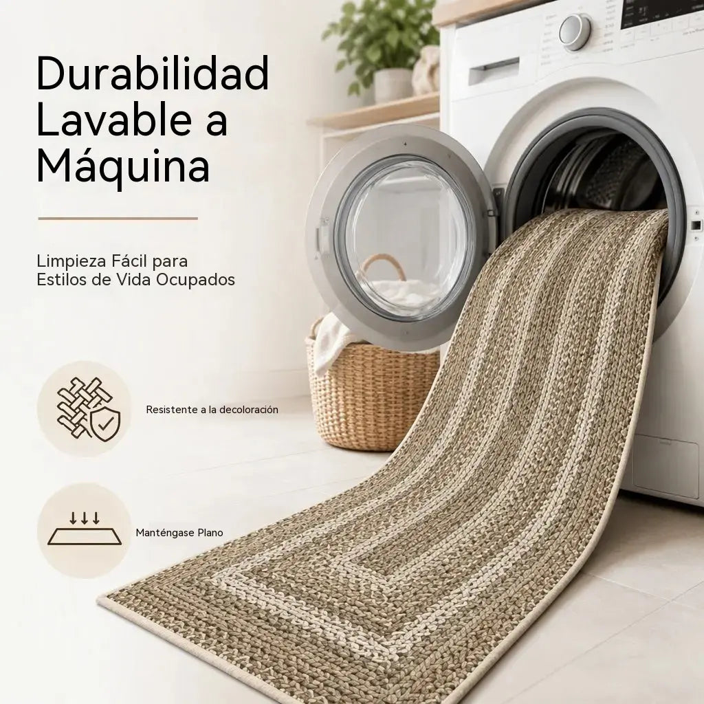 📢📢¡40% de descuento por tiempo limitado! 【40*60+40*120cm】⏰Elegante alfombra tejida para pasillo