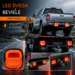 🚦【Universalūs 12 V / 24 V】🚦 LED žibintai automobilių priekaboms