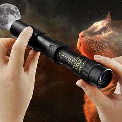 🔭✨ Monocular 10-300x40 con zoom – visión HD de alta potencia para actividades al aire libre y uso nocturno 🌙🏔️