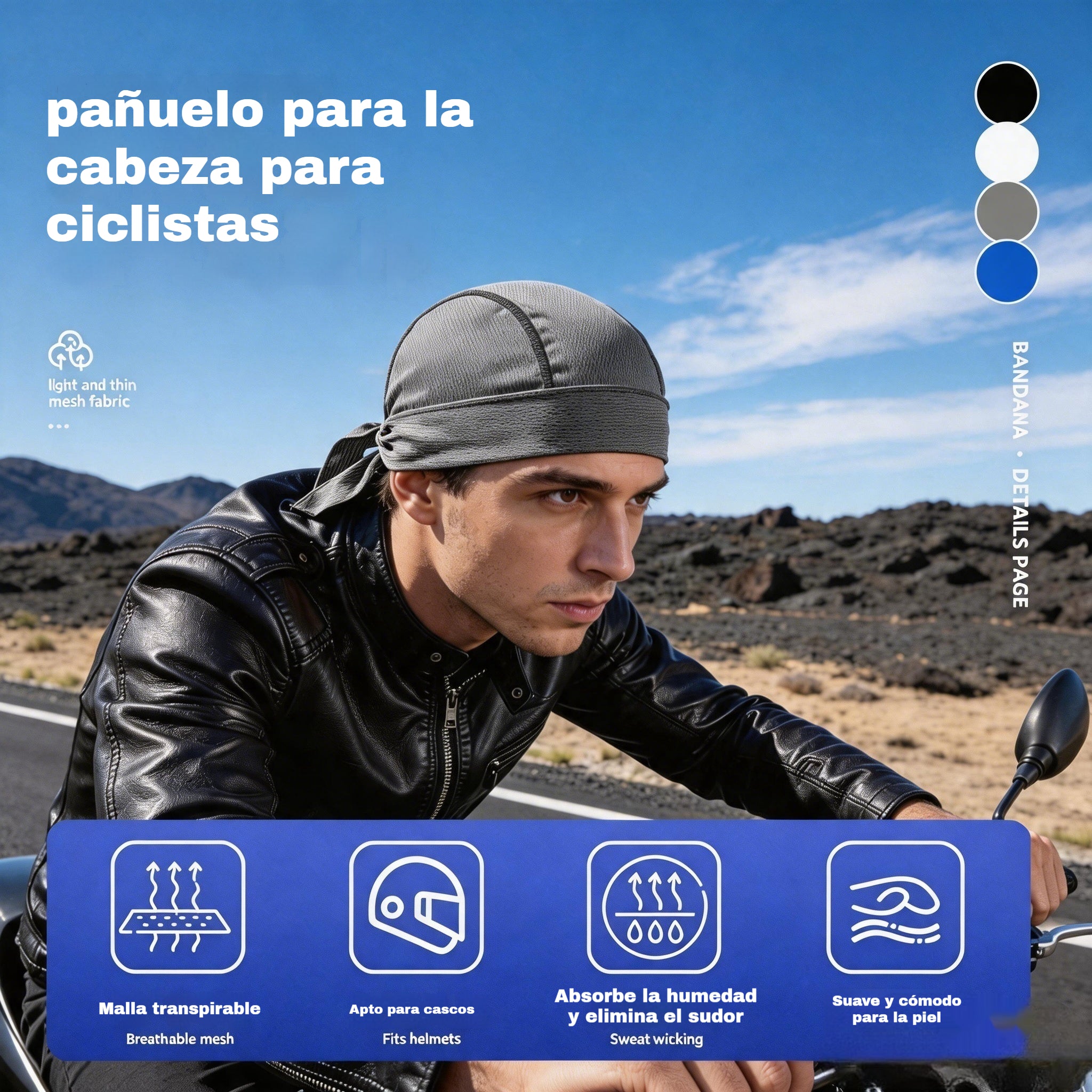 🔥【Paquete de gran valor – 6 piezas】🚴Diadema para ciclismo al aire libre