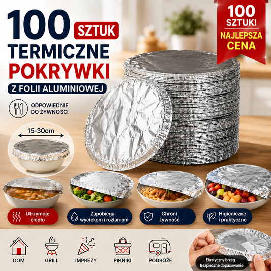 📢📢 50% ZNIŻKI!⏰【100 sztuk】 Pokrowiec izolacyjny z folii aluminiowej