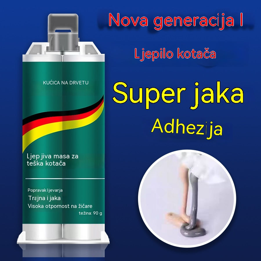 【Set od 3 dijela】🔥50% popusta na ograničeno vrijeme! 🛠️Visokočvrsto AB ljepilo za popravak metala
