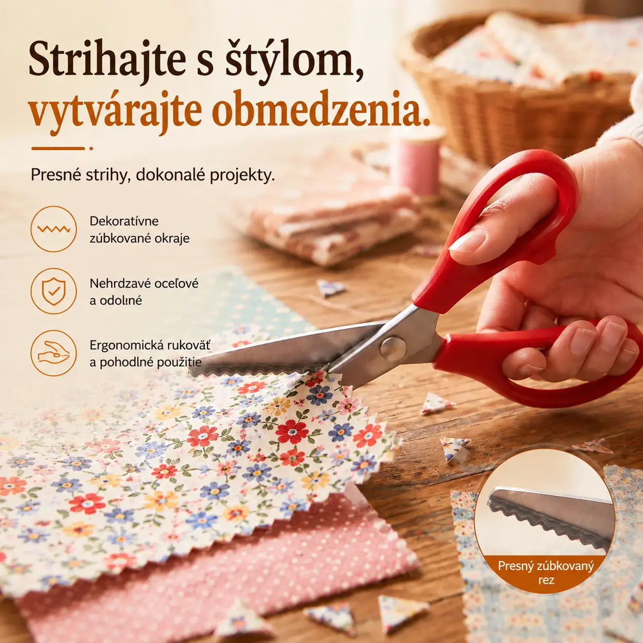 ✂️ Profesionálne nožnice na ružové vlákno – ostré nožnice na ružové vlákno