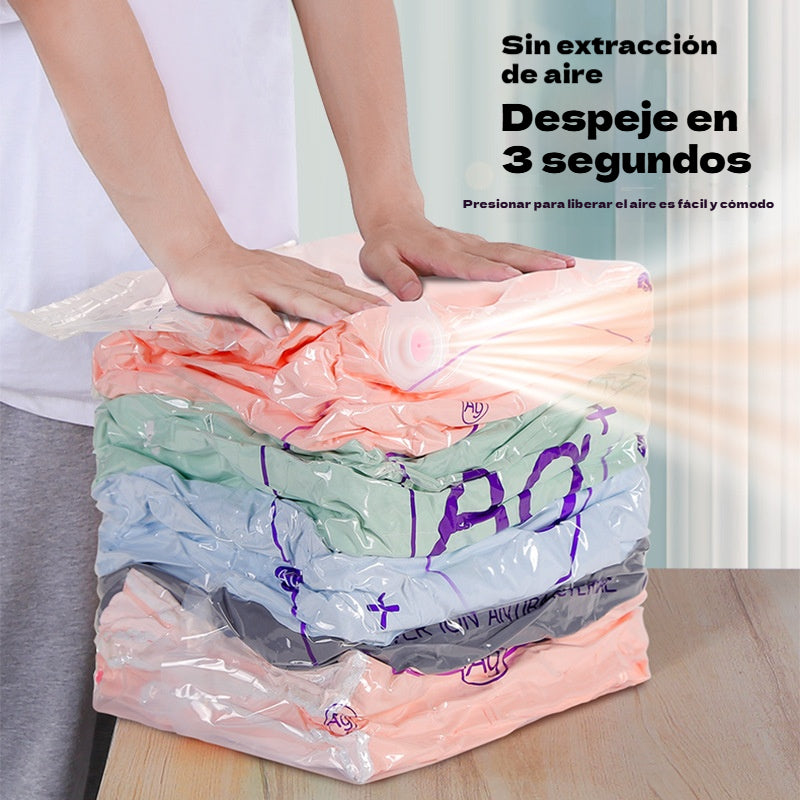 🔥paquete de 5 piezas🔥🧳Bolsa de compresión al vacío tridimensional antibacteriana sin vacío