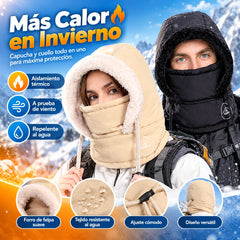 ❄️ Gorro térmico integral con forro polar que te mantiene abrigado hasta -20 grados Celsius. ⛷️ Ideal para esquiar, andar en moto y actividades al aire libre.