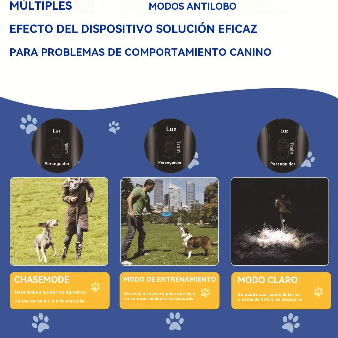🐶🔥Ahuyentador Ultrasónico para Perros – Seguro, Portátil y Eficaz