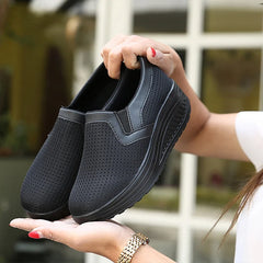 🔥【35-42】Zapatos casuales de plataforma ortopédica para mujer.