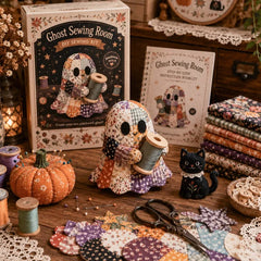 🔥Último día con 50% de descuento - 👻Set de patchwork DIY Little Ghost