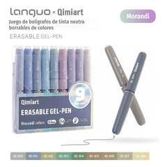 🖊️✨ Set de 9 Bolígrafos de Gel Borrables | Colores Surtidos para Dibujo, Notas y Scrapbooking 🎨