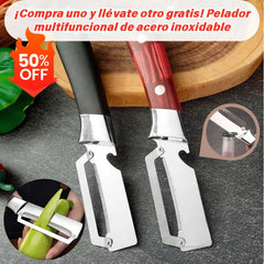 💥Compra uno y llévate otro gratis💥🔪Pelador multifuncional de acero inoxidable🧅